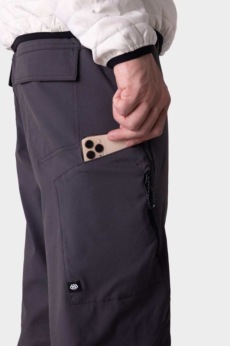 686 686 Mens Anything Cargo Pant - Relaxed Fit | Charcoal