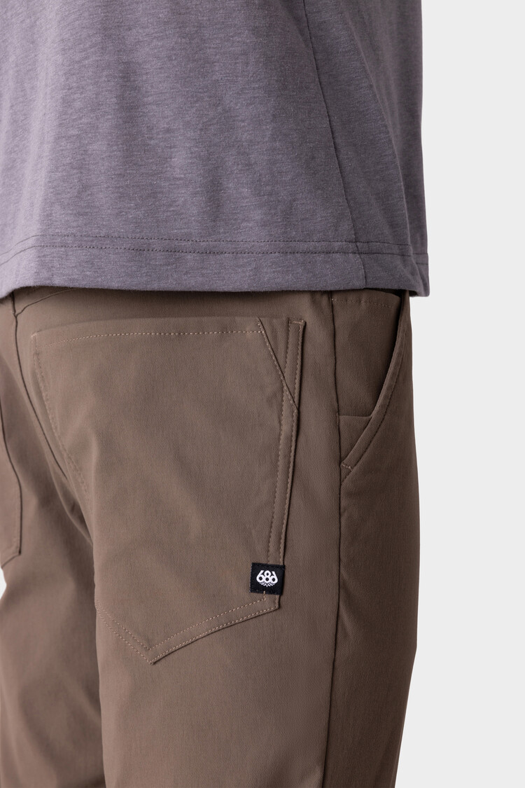 686 686 Mens Everywhere Pant - Slim Fit | Tobacco