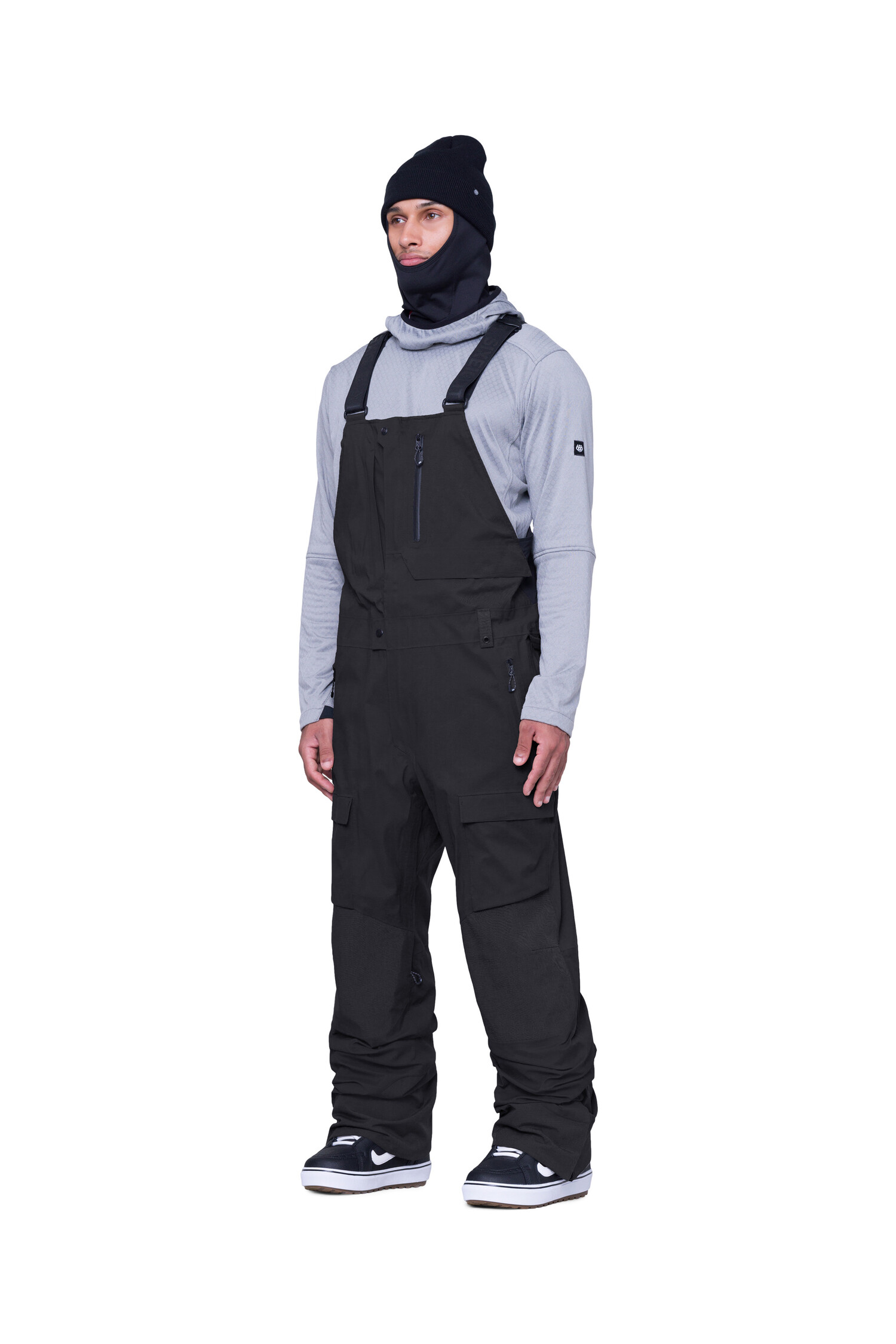 686 Parker White Gore-Tex Stretch Dispatch Bib Pants - Ski Gear 2023 