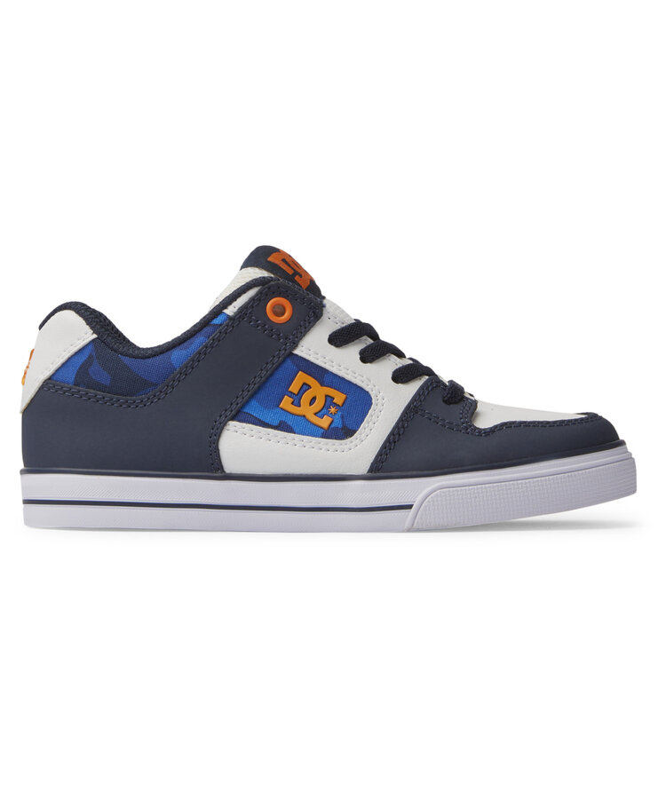 DC Dc Pure Elastic (Youth) | Shady Blue/Orange