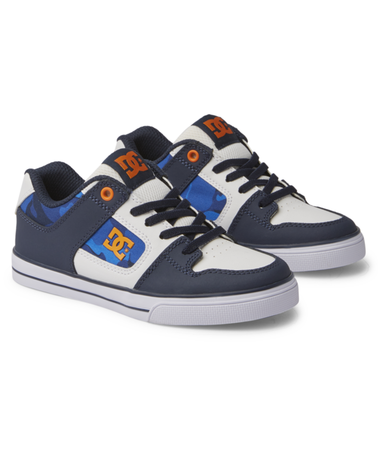 DC Dc Pure Elastic (Youth) | Shady Blue/Orange