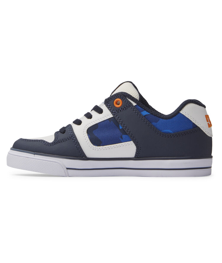 DC Dc Pure Elastic (Youth) | Shady Blue/Orange