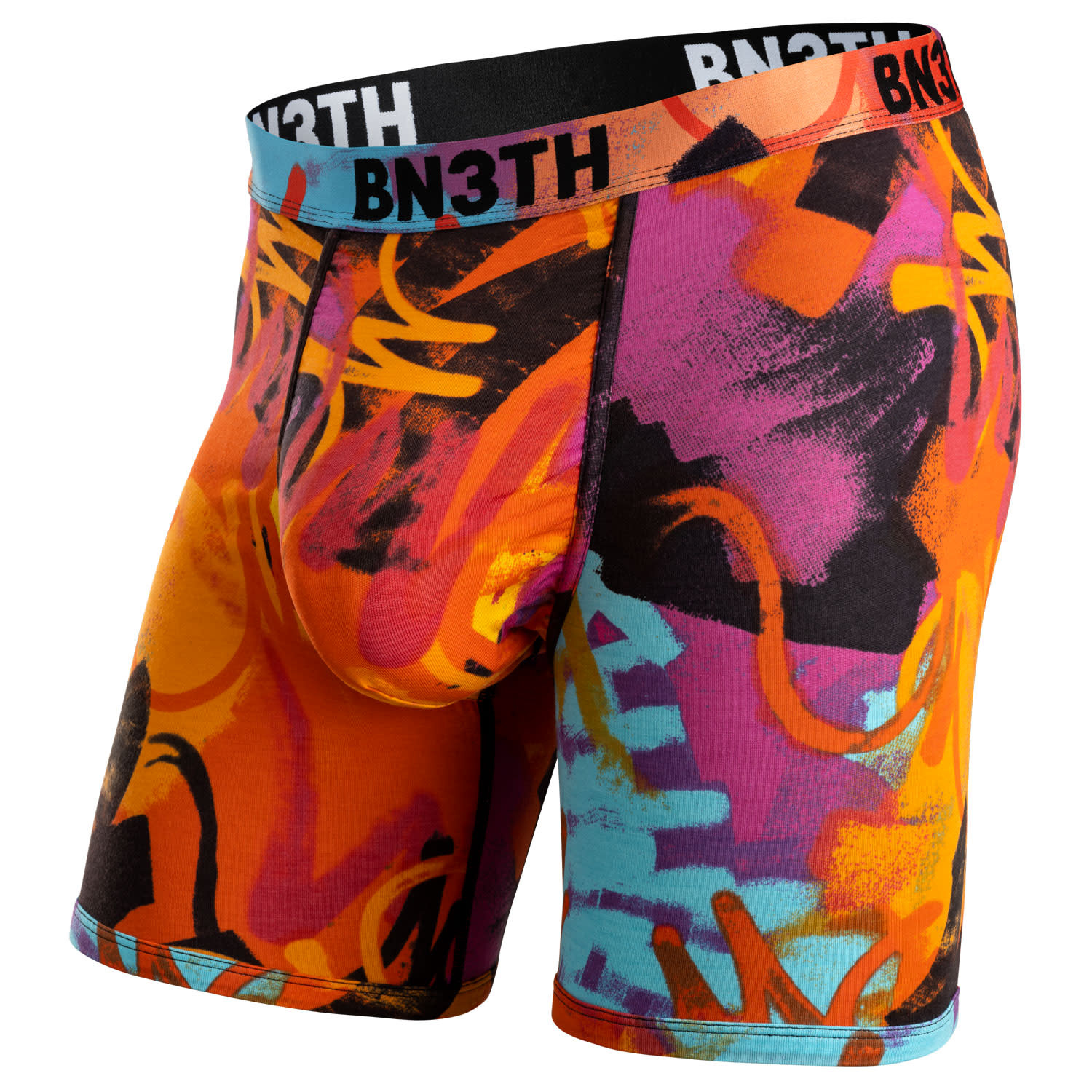 Bn3Th Classic Boxer Brief Print  Madsteez Crazy Orange - S3 Boardshop