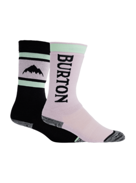 Burton Burton Kids Weekend Midweight Socks 2-Pack 2026 | Elderberry