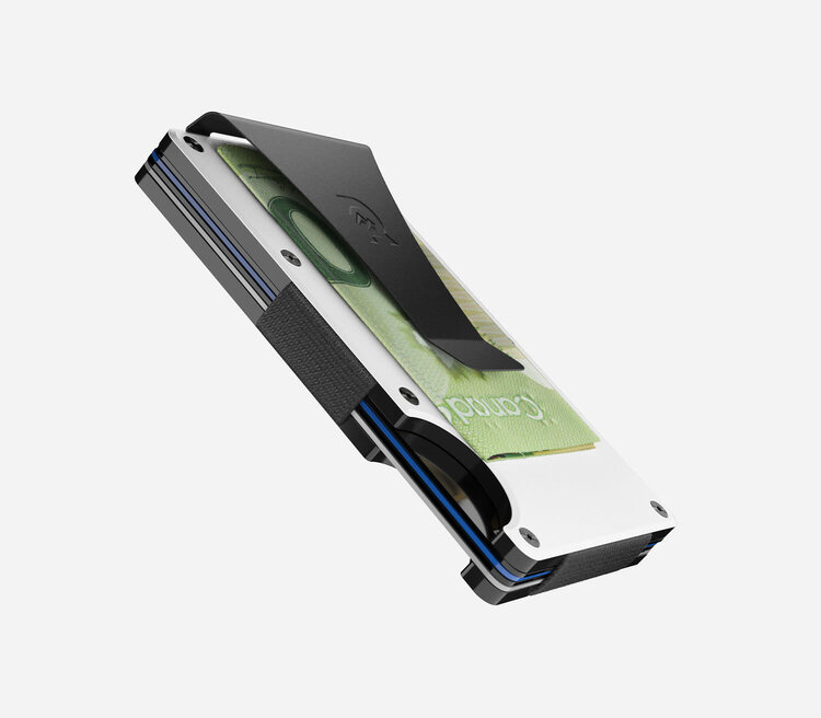 Ridge Ridge Aluminum - Money Clip | Matte White