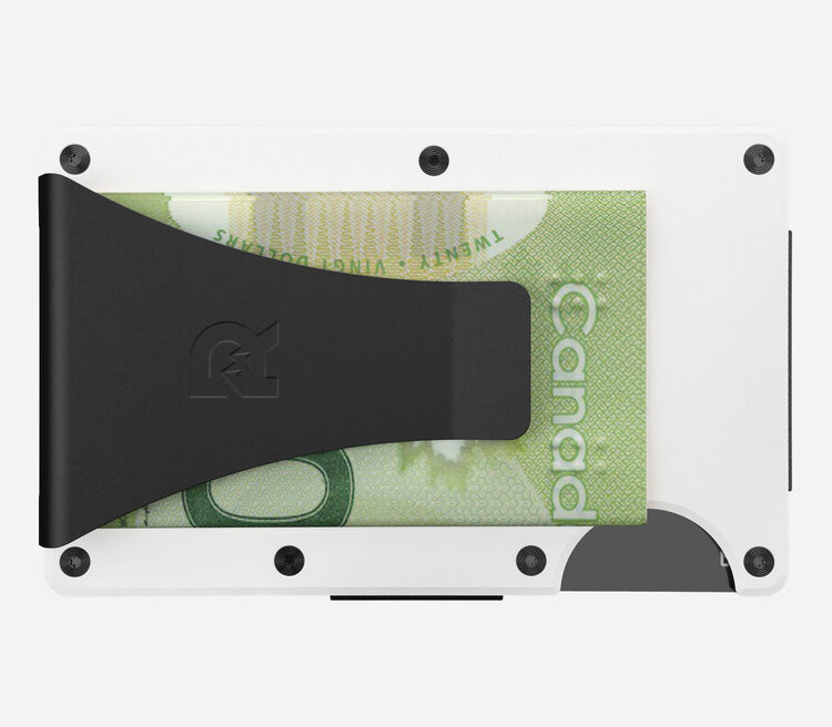 Ridge Ridge Aluminum - Money Clip | Matte White