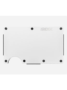 Ridge Ridge Aluminum - Money Clip | Matte White