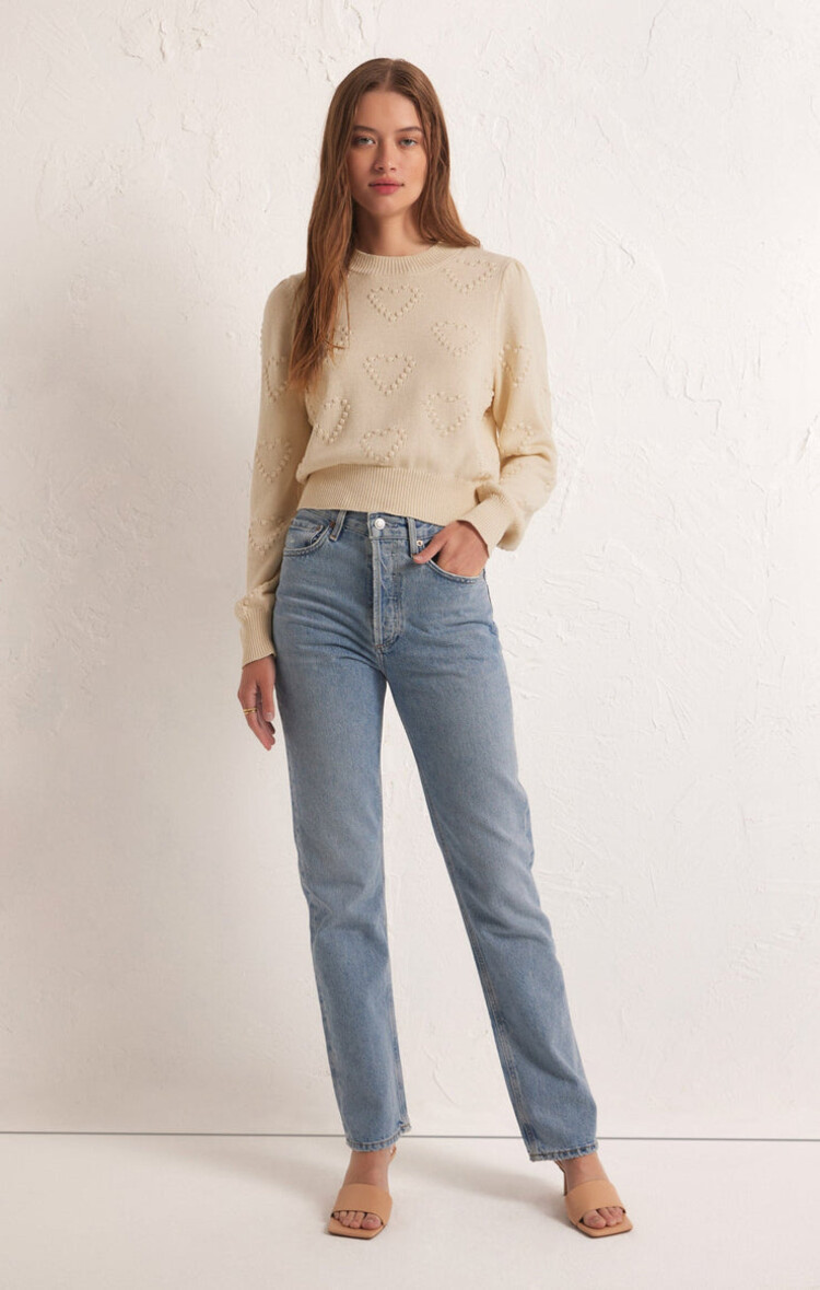 Z Supply Z Supply All We Need Is Love Sweater | Sandstone