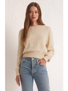 Z Supply Z Supply All We Need Is Love Sweater | Sandstone