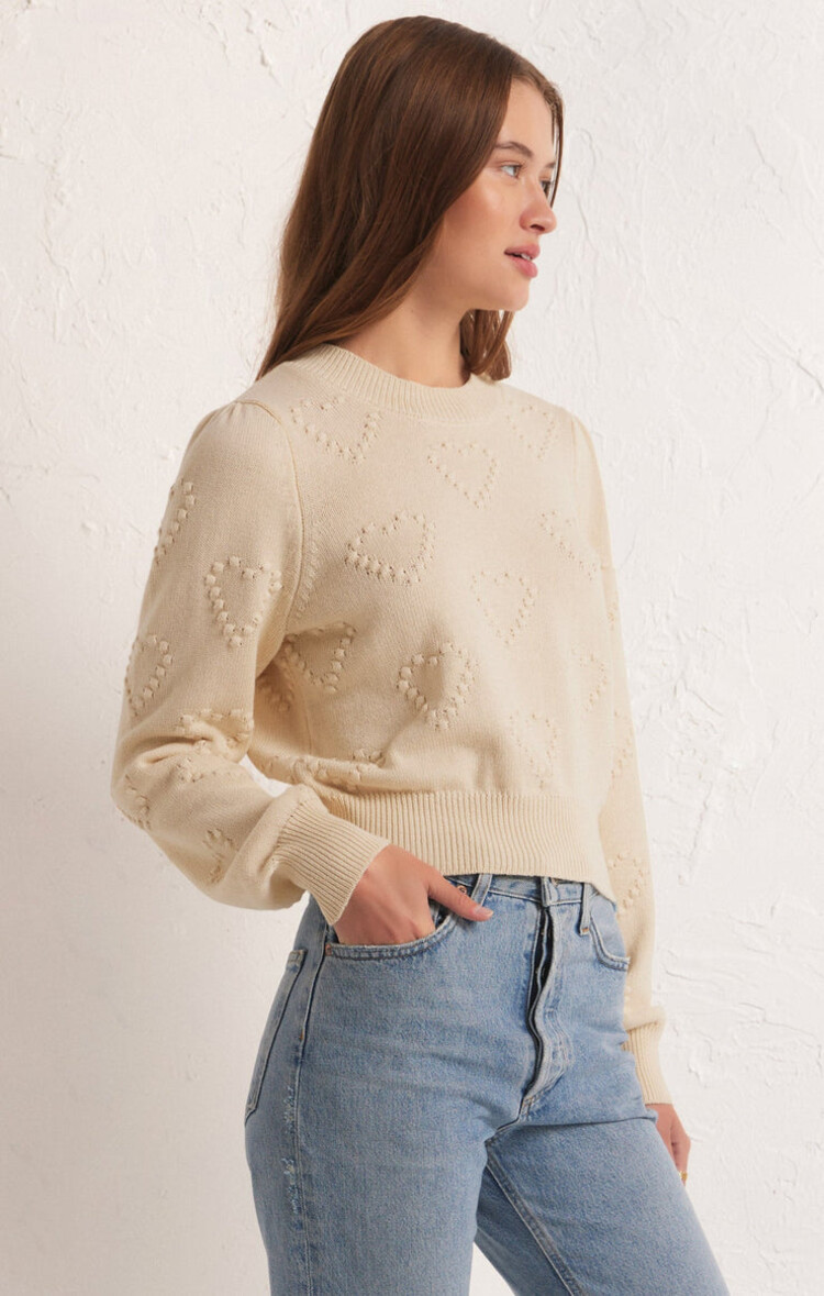 Z Supply Z Supply All We Need Is Love Sweater | Sandstone