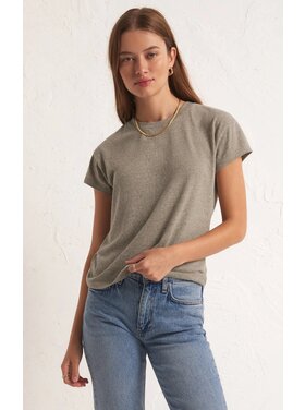 Z Supply Z Supply Modern Tri Blend Crew Neck Tee | Classic Heather Grey