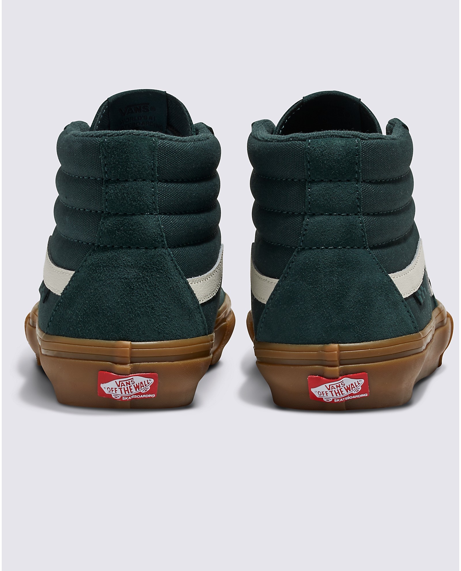 Vans Mens Skate Sk8 Hi Dark Green Gum S3 Boardshop