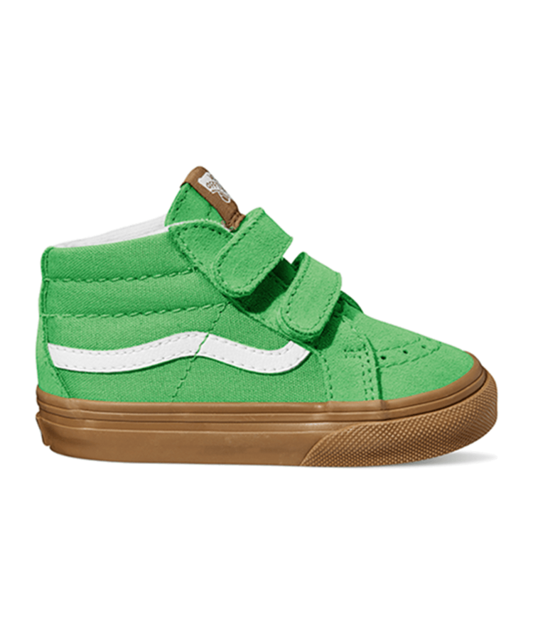 Vans Vans Sk8-Mid Reissue Velcro (Toddler) | Gum Green