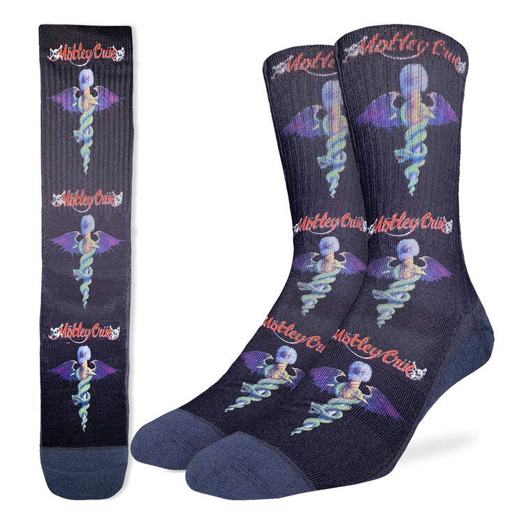 Good Luck Socks Good Luck Sock Mötley Crüe Dr. Feelgood (Mens) | 8-13