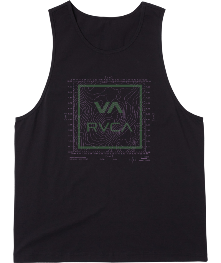 RVCA Rvca Mens Topo Atw Tank | Black