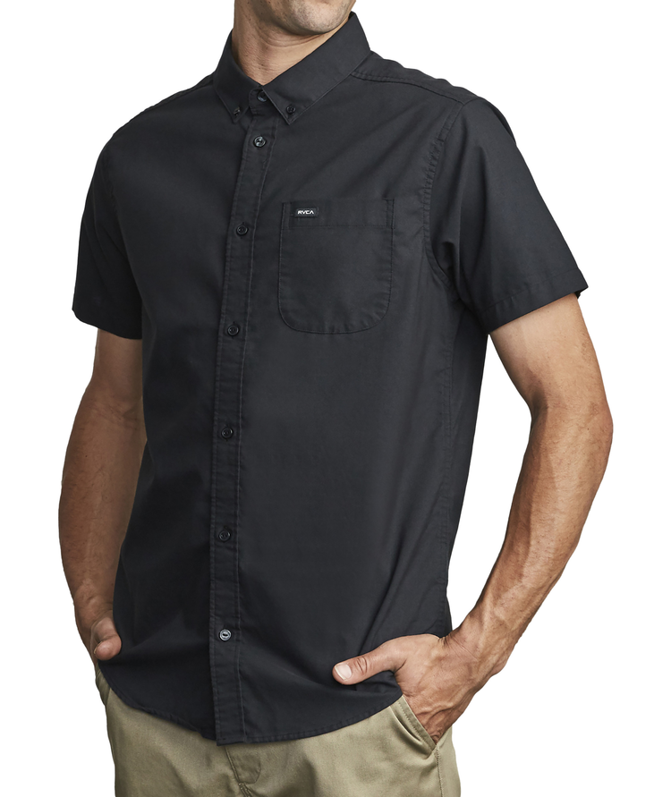 RVCA Rvca Thatll Do Stretch Ss (Mens) | Black