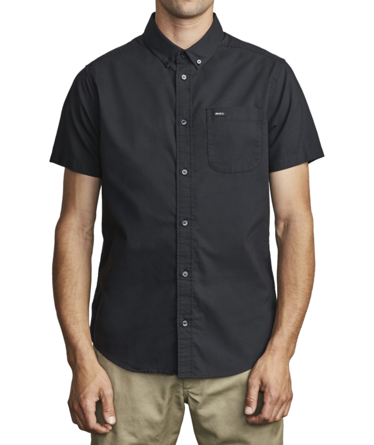 RVCA Rvca Thatll Do Stretch Ss (Mens) | Black