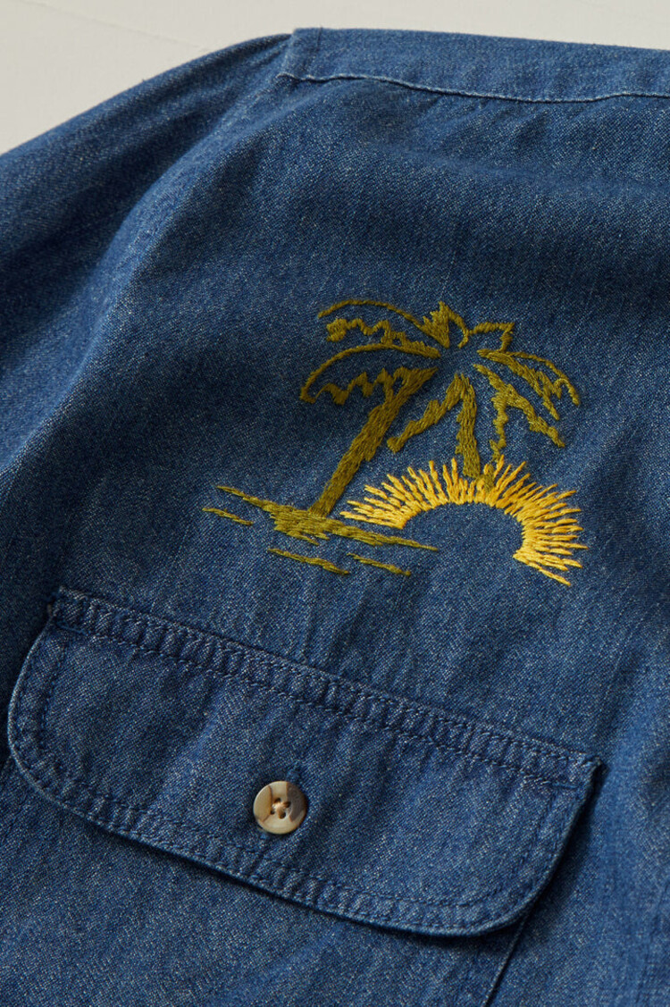 Brixton Brixton Womens Bowery Bf Overshirt | Indigo Rinse