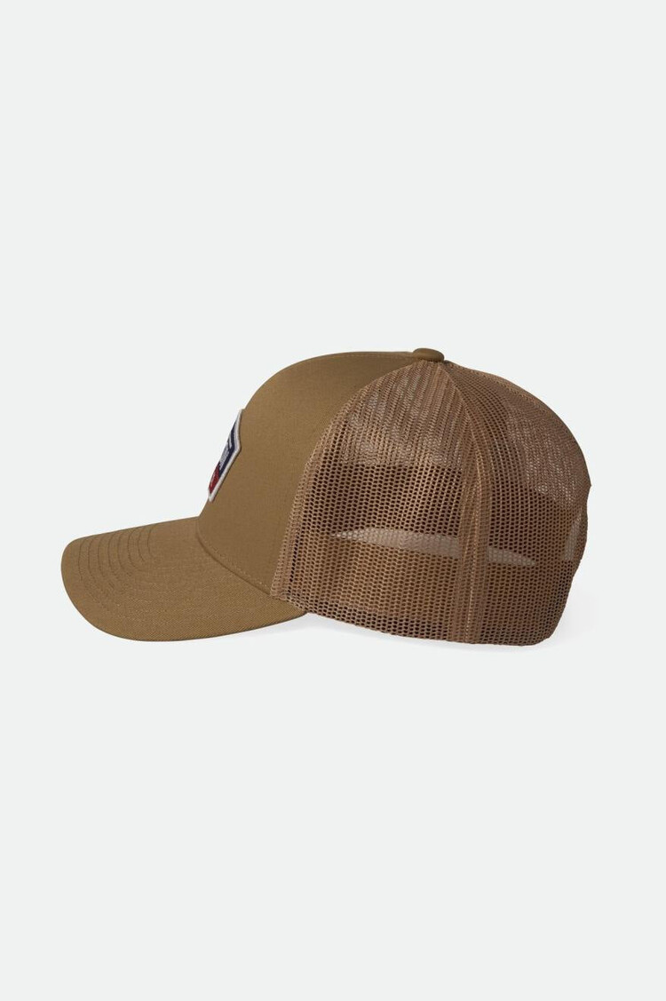 Brixton Brixton Regal Netplus Mp Trucker Hat (Mens) | Khaki/Khaki