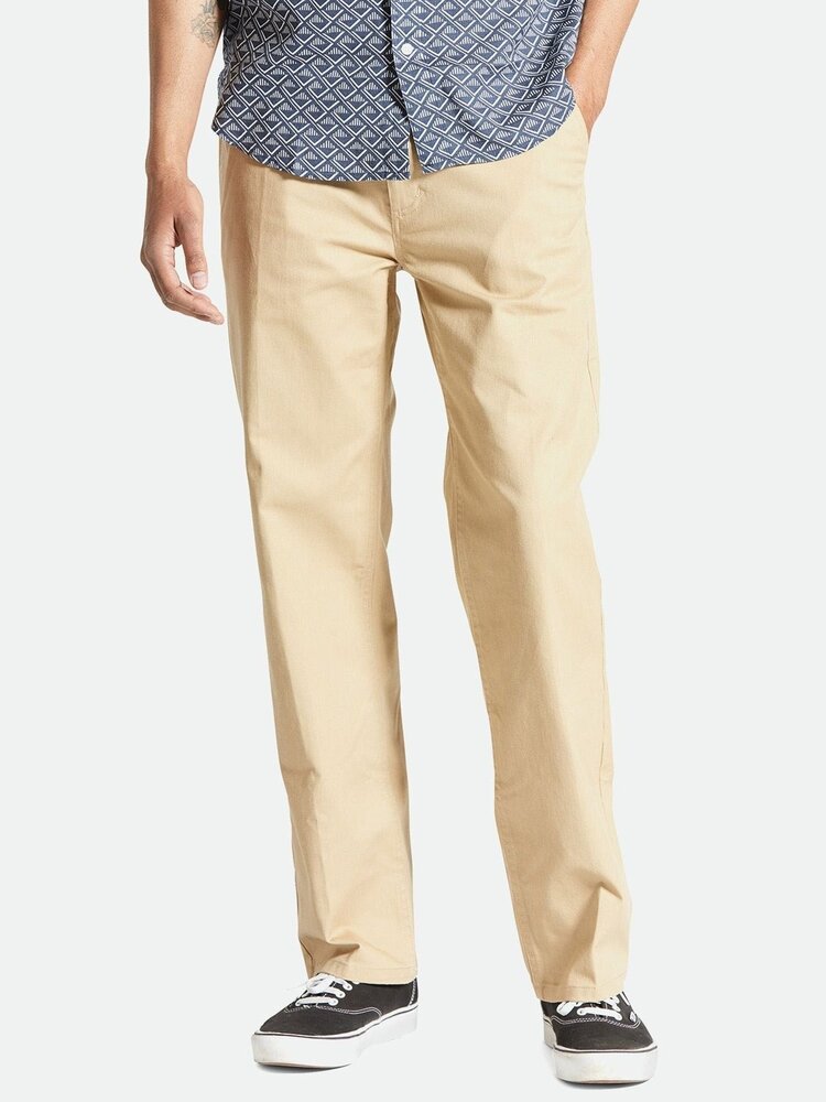Brixton Brixton Mens Choice Chino Relaxed Pant | Sand