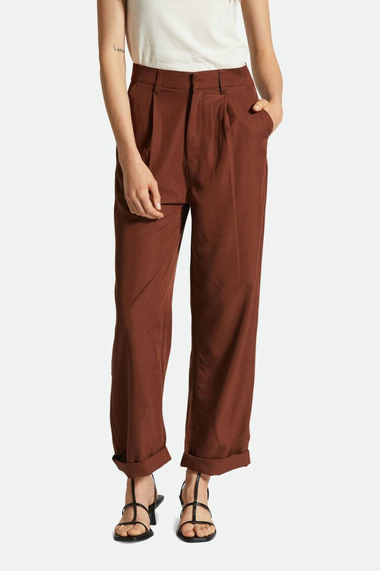 Brixton Brixton Womens Victory Trouser Pant | Sepia