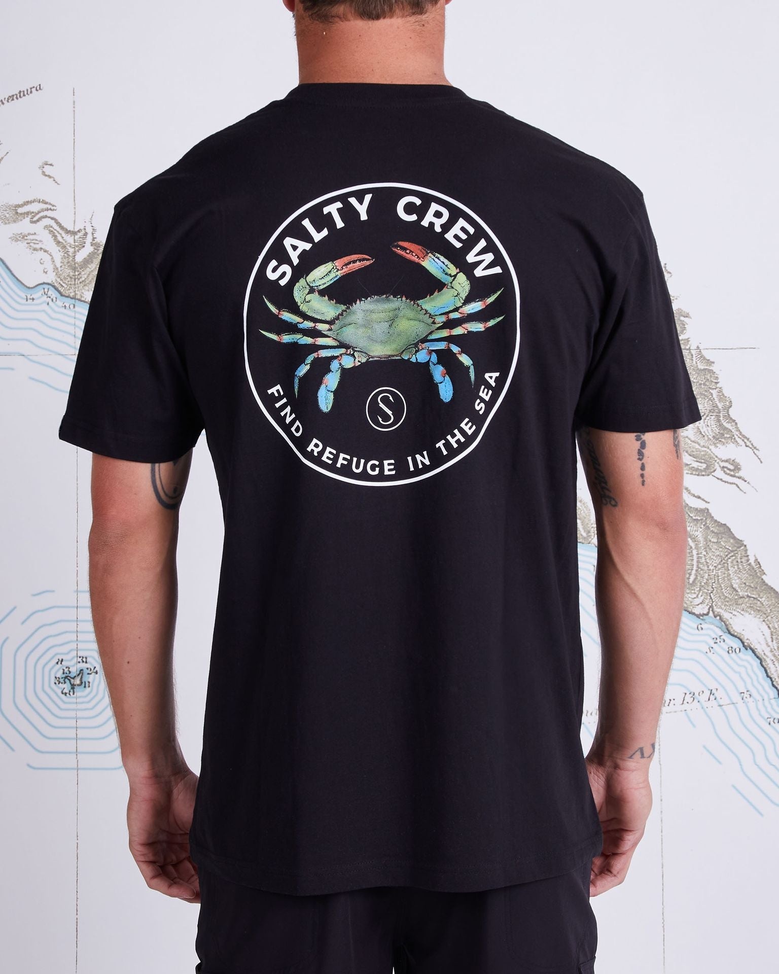 Salty Crew Blue Crabber Premium T-Shirt