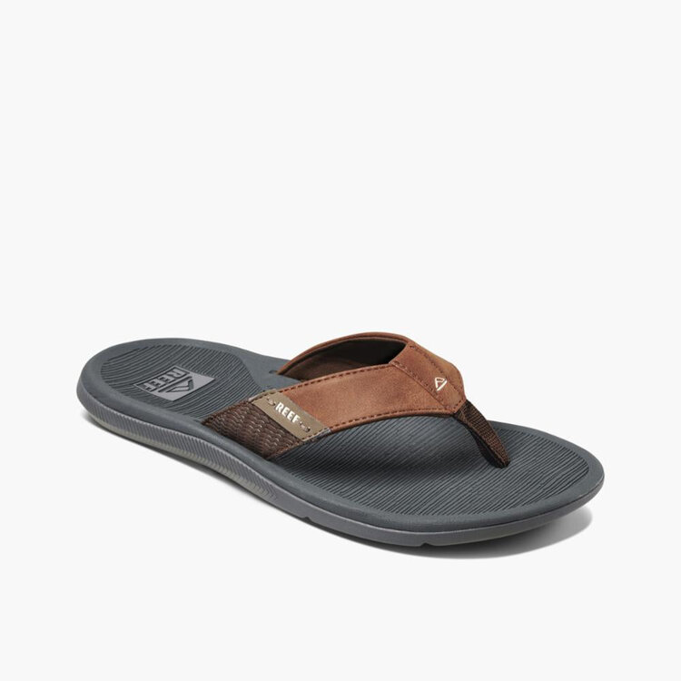 Reef Reef Santa Ana (Mens) | Grey/Tan