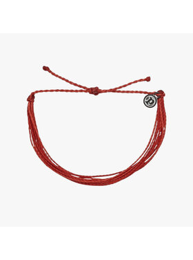 Pura Vida Pura Vida Original Bright Solid Bracelet | Red