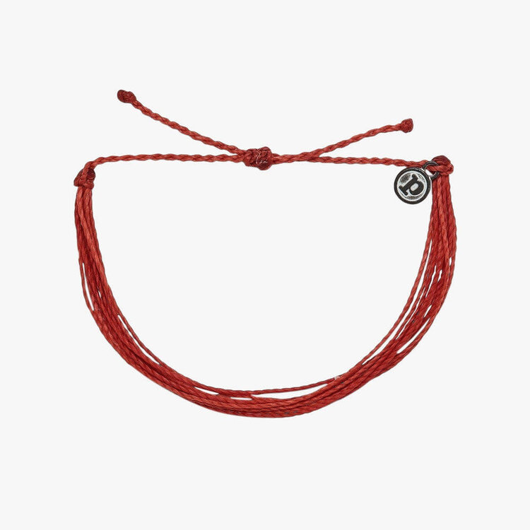 Pura Vida Pura Vida Original Bright Solid Bracelet | Red