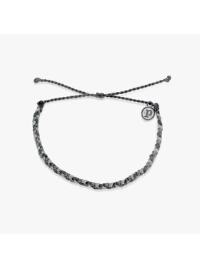 Pura Vida Pura Vida Mini Braided Multi Bracelet | Steel