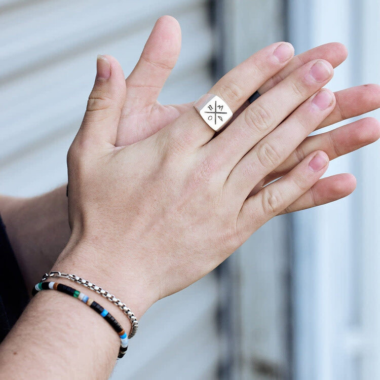 Pura Vida Pura Vida Men Carabiner Clasp Chain Bracelet | Silver