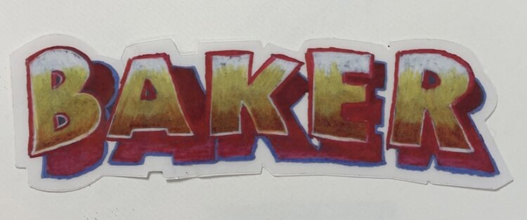 Baker Sticker | B2
