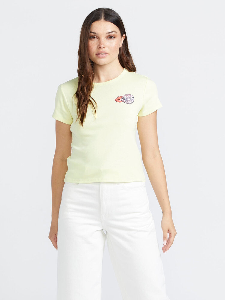 Volcom Volcom Womens Have A Clue Tee | Lemon