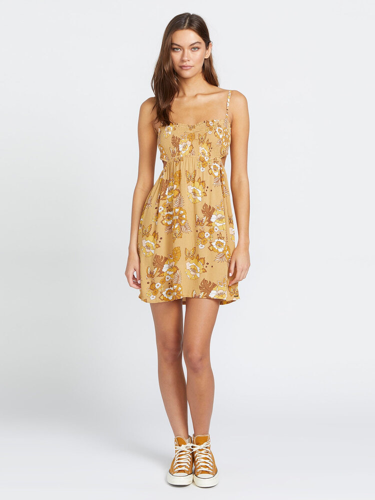 Volcom Volcom Sun Keep Dress (Womens) | Tropic Yellow