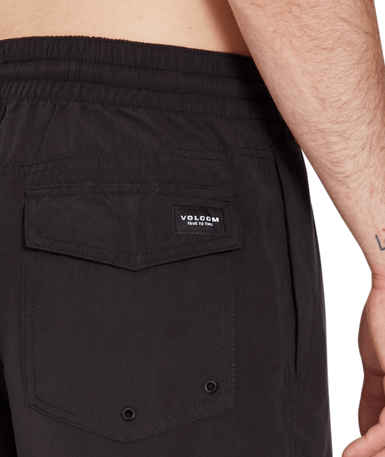 Volcom Volcom Mens Lido Solid Trunk 16 | Black