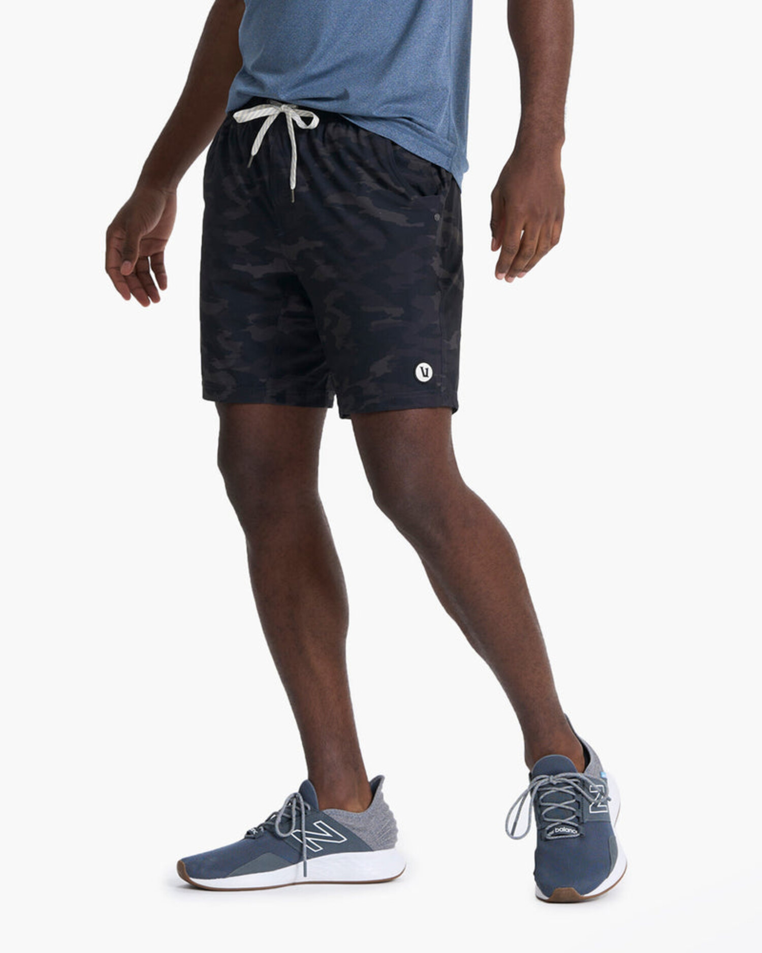 Vuori Mens Kore Short Black Watercolor Camo S3 Boardshop