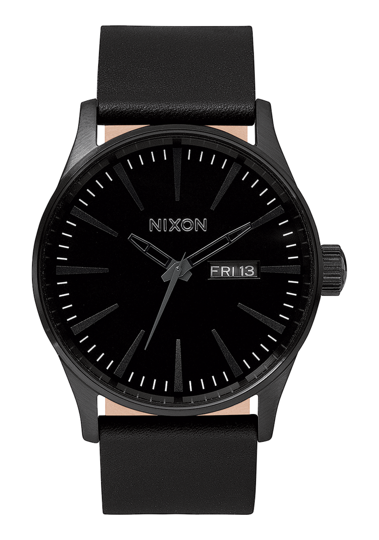 Nixon Nixon Sentry Leather | All Black
