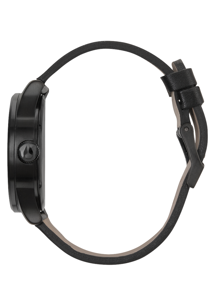 Nixon Nixon Sentry Leather | All Black