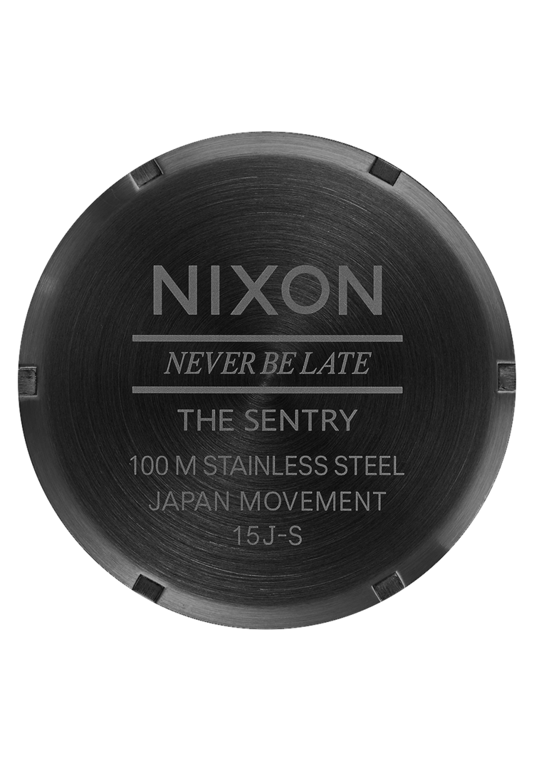 Nixon Nixon Sentry Leather | All Black