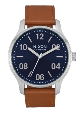 Nixon Nixon Patrol Leather | Navy/Saddle