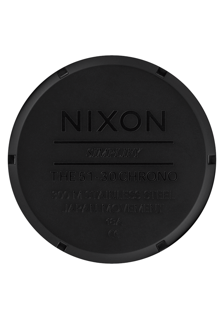 Nixon Nixon 51-30 Chrono | All Matte Black/Black