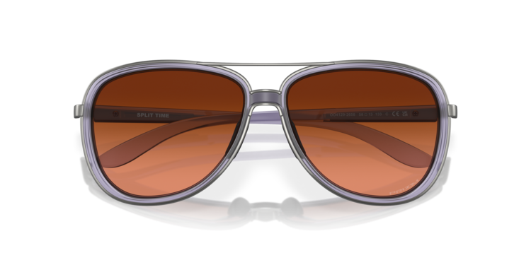 Oakley Oakley Split Time Matte Transparent Lilac | Prizm Brown Gradient