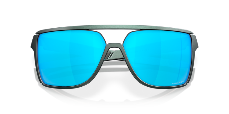 Oakley Oakley Castel Matte Silver/Blue Colorshift | Prizm Sapphire