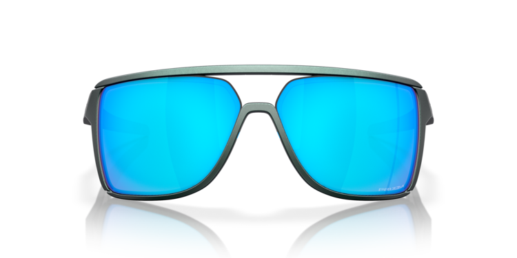 Oakley Oakley Castel Matte Silver/Blue Colorshift | Prizm Sapphire