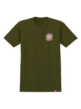 Spitfire Spitfire Og Classic Fill S/S T-Shirt | Forest Green W/ Multi Color Prints