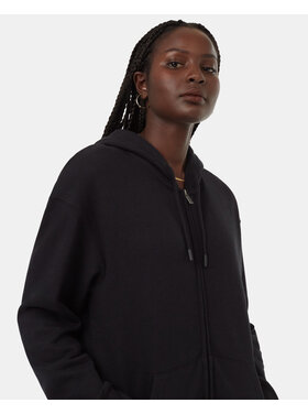 Tentree Tentree Womens Treefleece Relaxed Zip Hoodie | Meteorite Blk