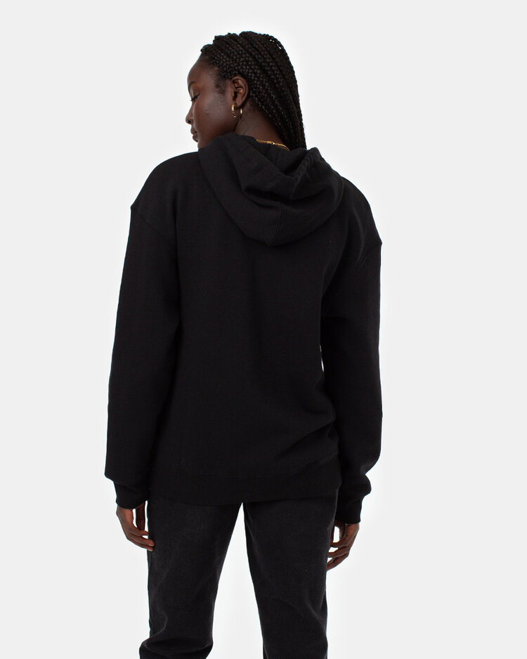 Tentree Tentree Womens Treefleece Relaxed Zip Hoodie | Meteorite Blk