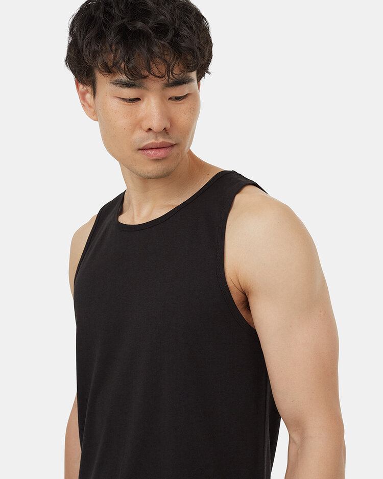 Tentree Tentree Mens Treeblend Tank | Meteorite Blk