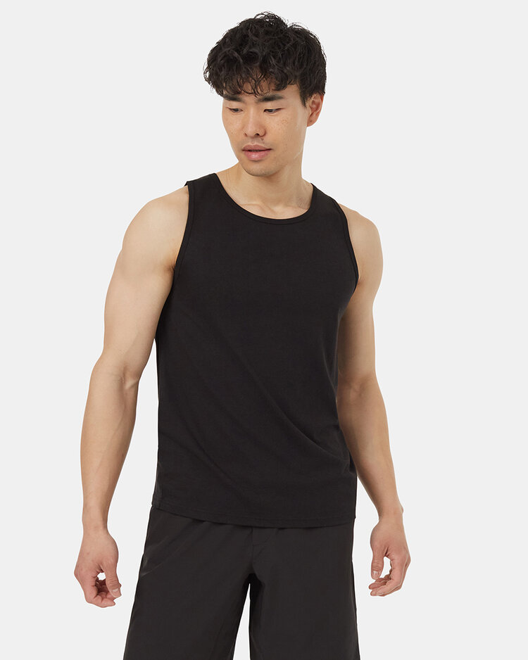 Tentree Tentree Mens Treeblend Tank | Meteorite Blk
