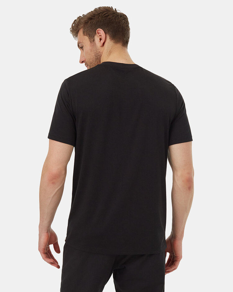 Tentree Tentree Mens Treeblend Ten T-Shirt | Meteorite Blk/Cloud Wht